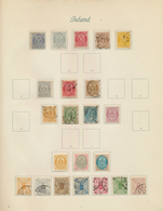 26863 Island: 1873/1935, Mint And Used Collection On Album Pages From Five Values Skilling Denomination (v - Andere & Zonder Classificatie