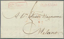 26882 Italien - Vorphilatelie: 1610/1848 (ca) NAPLES 40+ Letters From The Kingdom Of Naples / Napoli - 1. ...-1850 Vorphilatelie