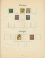 26887 Altitalien: 1851/1963, Used Collection On Album Pages, Varied Condition, Some Better Stamps Noted, I - Sammlungen