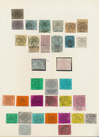 26893 Altitalien: 1854/61, A Scarce Collection Of Classic Stamps Mint And Used (sometimes In Both Conditio - Collections