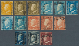 26907 Italien - Altitalienische Staaten: Sizilien: 1859: 1/2 Gr - 50 Gr. 14 Used Stamps Sicily, Mostly Goo - Sicilië