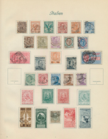 26932 Italien: 1861/1937, Chiefly Mint Collection On Album Pages, Containing A Good Range Of Better Sets L - Storia Postale