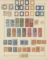 26934 Italien: 1861/1911, Used And Mint Collection On Ancient Schaubek Album Pages, Comprising A Marvellou - Storia Postale