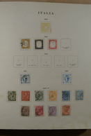 26941 Italien: 1862-1992. Mint Hinged And Used Collection Italy 1862-1992 In Old Philos Album. Collection - Poststempel