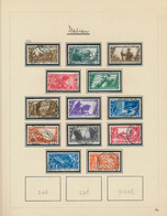 26950 Italien: 1863/1938, Used Collection On Album Pages With Many Interesting Issues, Definitive Sets Up - Marcofilie