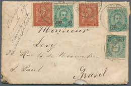 26965 Italien: 1891. Letter With Three Times 2c On 5 Cmi King Umberto I And Two Times 2c Cipher From "Bolo - Marcophilie
