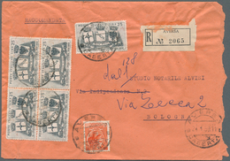 26974 Italien: 1902/1963 (ca.), Holding Of Apprx. 350 Commercial Covers/cards, Mainly Postwar Period And C - Marcophilie