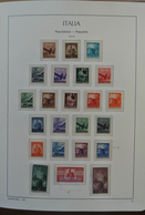27005 Italien: 1945-1999. Almost Complete, Mostly MNH (few Older Stamps Hinged) Collection Italy 1945-1999 - Marcophilie