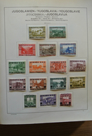 27060 Jugoslawien: 1918-1977. Well Filled, Mint Hinged And Used Collection Yugoslavia 1918-1977 In Schaube - Lettres & Documents