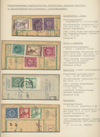27069 Jugoslawien: 1919/1920, Alter Bestand Von Ca. 125 Mischfrankaturen Jugoslawien/Österreich Mit Ketten - Briefe U. Dokumente