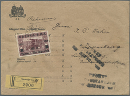 27072 Jugoslawien: 1919, Lot Of 13 Covers Mainly Bearing Overprint Stamps, Incl. Registered And Express Ma - Lettres & Documents