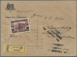 27072 Jugoslawien: 1919, Lot Of 13 Covers Mainly Bearing Overprint Stamps, Incl. Registered And Express Ma - Storia Postale