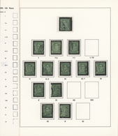 27083 Jugoslawien: 1934, Mourning Issue, Specialised Collection Of More Than 180 Stamps 25pa. To 30din., A - Briefe U. Dokumente