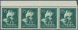 27090 Jugoslawien: 1953, Befreiung Istriens Und Der Slowenischen Küste 15 Din. Grün Als Anlagebestand Mit - Lettres & Documents