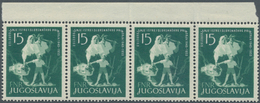 27090 Jugoslawien: 1953, Befreiung Istriens Und Der Slowenischen Küste 15 Din. Grün Als Anlagebestand Mit - Briefe U. Dokumente