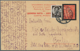 27126 Jugoslawien - Ganzsachen: 1918/1958 Ca., Comprehensive Mint/used Collection With Ca.150 Different Po - Interi Postali