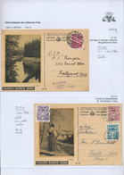 27168 Lettland: 1937/1939, 14 Official Picture Postcards Issued By The Latvian Post Office. All Of Them Fr - Lettonia