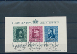 27188 Liechtenstein: 1912/1960, Sauberes Lot Von Mittleren Und Besseren Ausgaben Ab MiNr. 1/3, Dabei MiNr. - Lettres & Documents