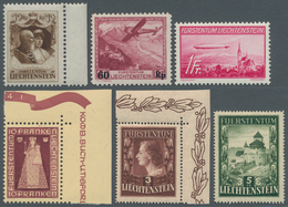 27198 Liechtenstein: 1917-1990: Umfangreiche Postfrische Sammlung In 3 Vordruckalben, Anfangs Lückenhaft, - Brieven En Documenten