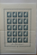 27226 Liechtenstein: 1970-1982. Collection MNH And Canceled Sheetlets Of Liechtenstein Ca. 1970-1982 In 2 - Briefe U. Dokumente