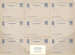 27288 Luxemburg - Ganzsachen: 1870-1882 LUXEMBOURG'S COAT OF ARMS POSTAL STATIONERY: Exhibition Collection - Interi Postali