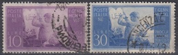 ITALY 746-747,used,falc Hinged - Monuments