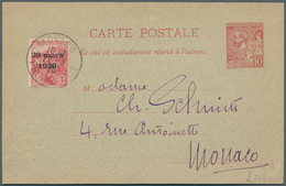 27339 Monaco: 1809/1920, Group Of Four Better Entires, From Pre-philately (inlc. 1839 Menton Cover), Attra - Neufs