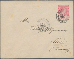 27357 Monaco: 1890/1960 (ca): 62 Covers And Postal Stationary, E.g. Airmails, Registered Letters, Reimbour - Neufs