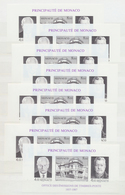 27375 Monaco: 1956/1987, Lot Of 27 Souvenir Sheets Resp. Bloc Speciaux: 1956 Royal Wedding Maury Nos. BF5/ - Ongebruikt