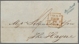 27417 Niederlande: 1785/1850, Incoming Mail To Netherland Mostly From Two Archives With Letters Mostly Fro - Storia Postale