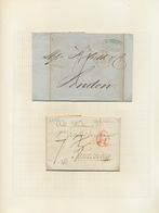 27418 Niederlande: 1800/1982, Collection Of Apprx. 160 Covers/cards, Showing A Nice Range Of Attractive An - Briefe U. Dokumente