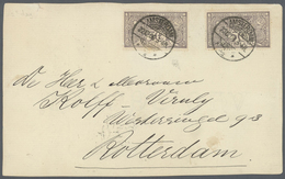 27445 Niederlande: 1869 - 1930 Ca. Spannende Partie Von über 100 Belegen, Dabei Briefe, Ganzsachen, Einieg - Lettres & Documents