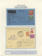 27461 Niederlande: 1925/1945 Ca., Attractive Collection With Ca. 80 Covers, Comprising Various Aspects Of - Briefe U. Dokumente