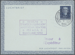 27468 Niederlande: 1946 - 1998, Umfangreiche Briefepartie Von Ca. 220 Belegen Mit Vielen Besseren Frankatu - Storia Postale