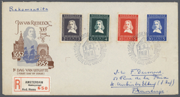 27471 Niederlande: 1950/1998, Collection Of Apprx. 460 F.d.c. With Many Better Pieces Of 1950s, E.g. 1950 - Storia Postale