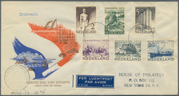 27474 Niederlande: 1950/1956, Kleine Sammlung Von 11 Verschiedenen FDCs, Dabei Sommermarken 1950-1953, Vor - Lettres & Documents