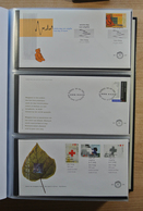 27486 Niederlande: 1992-2011 Complete Collection FDC's Of The Netherlands From No. 297 Till 636 In 2 Davo - Storia Postale