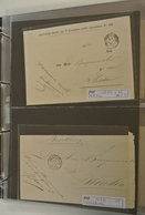 27507 Niederlande - Stempel: Album With 30 Old Postal Cards Of The Netherlands With Various Gothic Long Ca - Poststempels/ Marcofilie
