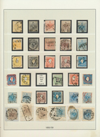 27550 Österreich: 1850/1964, Österreich/Gebiete, Umfassende Gestempelte Sammlung In Drei Lindner-Falzlos-V - Neufs