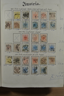 27561 Österreich: 1850-1925. Fantastic Mainly Used Collection, Partly Specialised, Wonderful Classics With - Ongebruikt