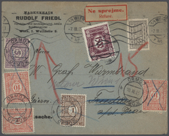 27630 Österreich - Portomarken: 1918/25, Spezial-Sammlung Von Etwa 130 Nachporto-Belegen Ab Gründung Deuts - Segnatasse