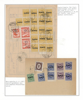 27634 Österreich - Portomarken: 1945 (Mai)/1949(Juni), Große Spezial-Sammlung Von über 300 Nachporto-Beleg - Portomarken