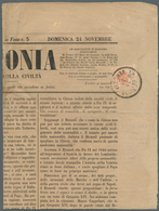 27638 Österreich - Zeitungsstempelmarken: 1861/1899, Lot Von Zwölf Frankierten Zeitungen/großen Zeitungste - Journaux