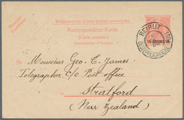 27645 Österreichische Post In Der Levante: 1873/1908, Interessante Stempelsammlung Der österreichischen Le - Levante-Marken