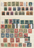 27710 Polen: 1918/1970 (ca.), Used And Mint Accumulation In A Stockbook, Plenty Of Material And Main Value - Storia Postale