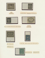 27713 Polen: 1918, Collection Of 118 Imperforate Essays For The 1st Definitve Issue Of Poland, All Of Them - Briefe U. Dokumente