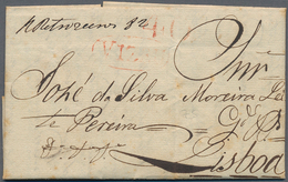 27739 Portugal: 1820/1946: 21 Envelopes And Postal Stationeries Including Pre-philatelic, Registered And U - Storia Postale