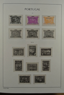 27767 Portugal: 1912-1984. Well Filled, MNH, Mint Hinged And Used Collection Portugal 1912-1984 In 3 Album - Storia Postale