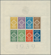 27774 Portugal: 1940/1991, Mainly U/m Collection Of Souvenir Sheets Michel Nos. 1/56 And 59/81 Complete, I - Lettres & Documents