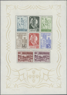 27776 Portugal: 1940, Independence, Souvenir Sheet, Ten Pieces Unmounted Mint. Michel Bl. 2, 3.800,- ?. - Brieven En Documenten